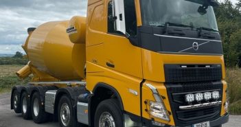 New Volvo concrete mixer for Kieren Counihan Concrete Pumping Ltd